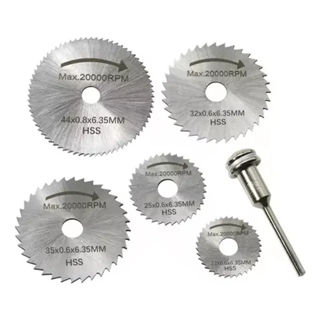 Juego De Discos Mini Sierra X6 Unidades Para Mototool