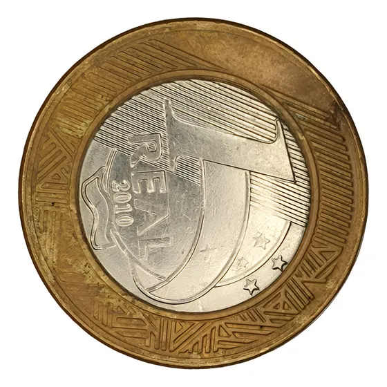 Moneda Brasil Antigua Real 2010
