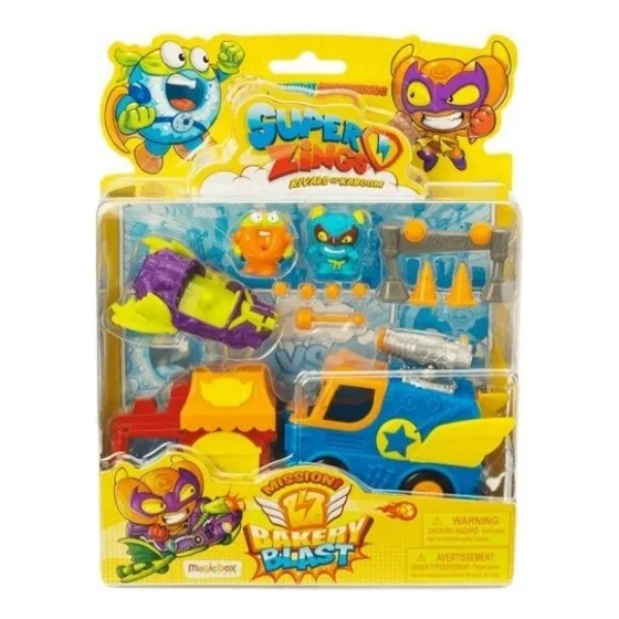 Playset Super Zings Vehiculos Estacion Personajes Accesorios