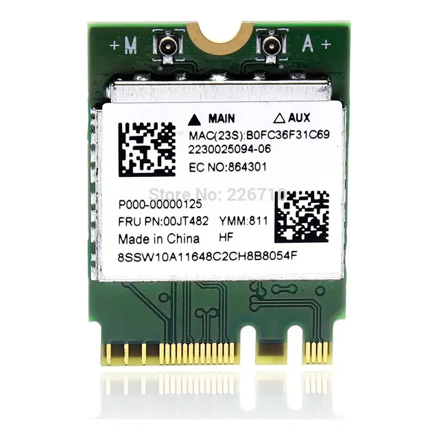 Tarjeta Wifi 8821ae 00jt482 Lenovo