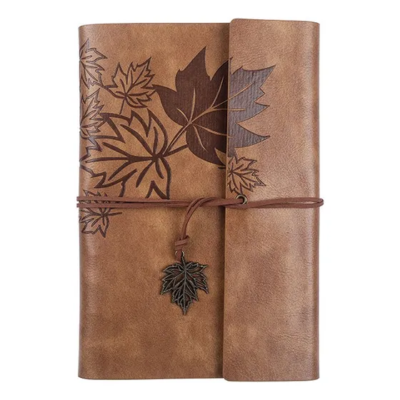 Libreta Vintage De Piel Grande A5, Dibujo, Creativo Color Brown