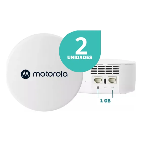 Motorola Wifi 6 Mesh Router Ax1800 Fibra Optica Pack 2 Deco