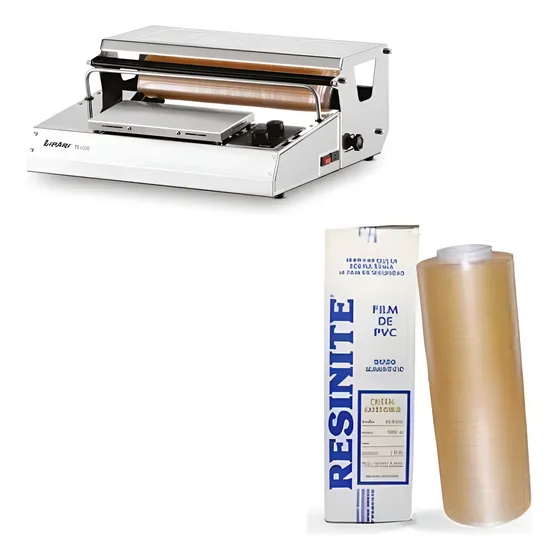 Termoselladora Lipari Film Pvc Ts4500 + Rollo Film Resinite