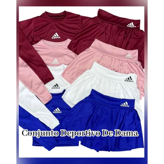 Conjunto Faldas Shorts+top Deportivo Para Damas (1 Conjunto)