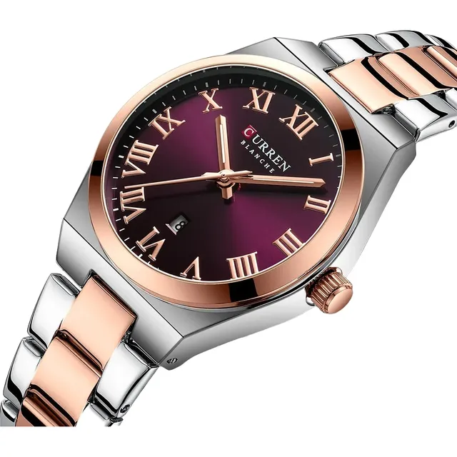 Reloj Analógico Curren Original Para Dama Resistente Al Agua