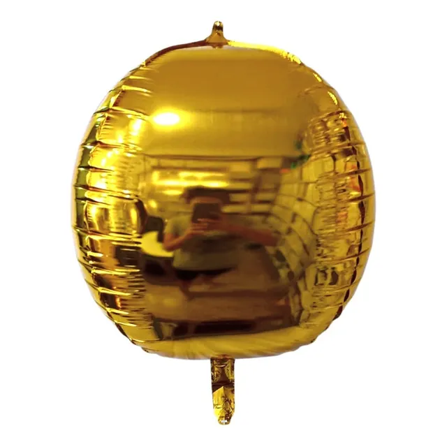 Globo Esfera Orbe 3d 45cm Dorado