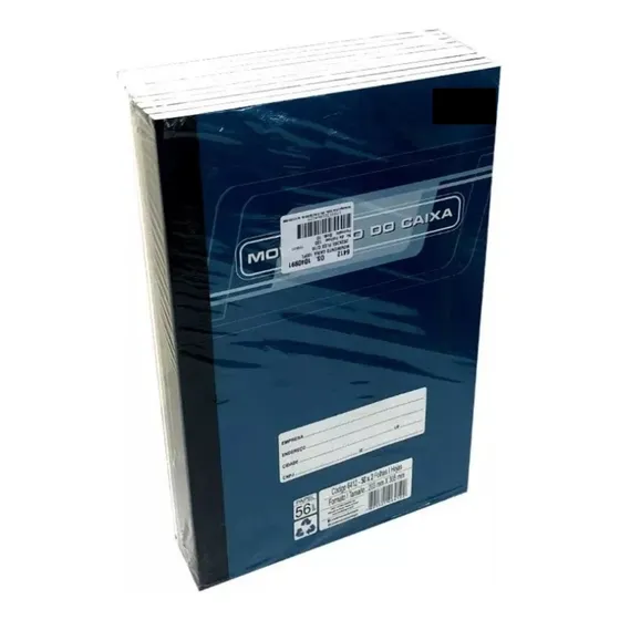 Livro Movimento Do Caixa Grande 100fls Pct C/10 São Domingos
