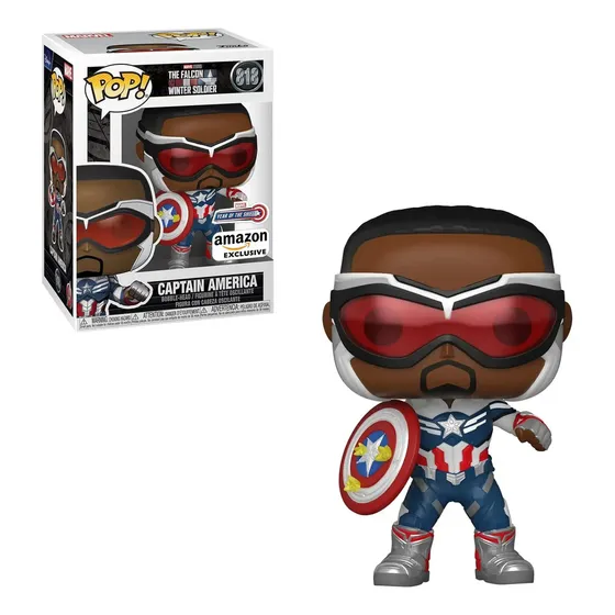 Funko Pop! Marvel: The Falcon And The Winter Soldier - Captain America #818 Exclusivo