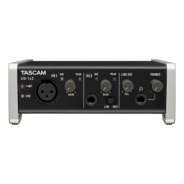 Interfaz de audio Tascam Lineup US-1x2 220V