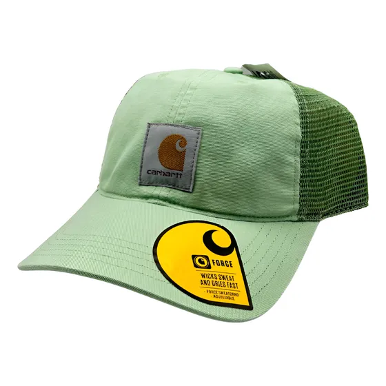 Gorro Carhartt Jockey Malla Verde Verde Ajustable Geométrico