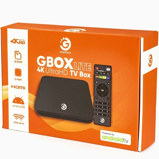 Smart Tv Box Gbox Pro 4k Ultra Hd Quad Core 16gb 2gb Hdmi ®