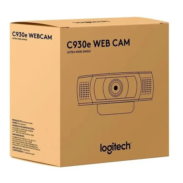 Camara Web Logitech C930e Business Webcam Full Hd 1080p Color Negro
