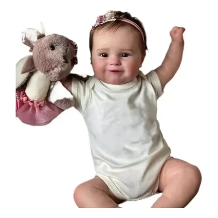 Muñeca Bebé Reborn De Silicona 50cm
