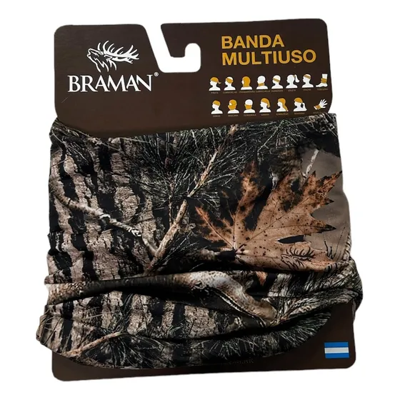 Cuello Multifuncion Tapabocas Camuflado 3d Braman Uv50 Caza