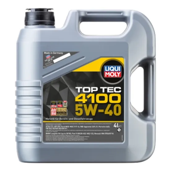 Aceite para motor Liqui Moly sintético 5W-40 para auto camioneta 4L