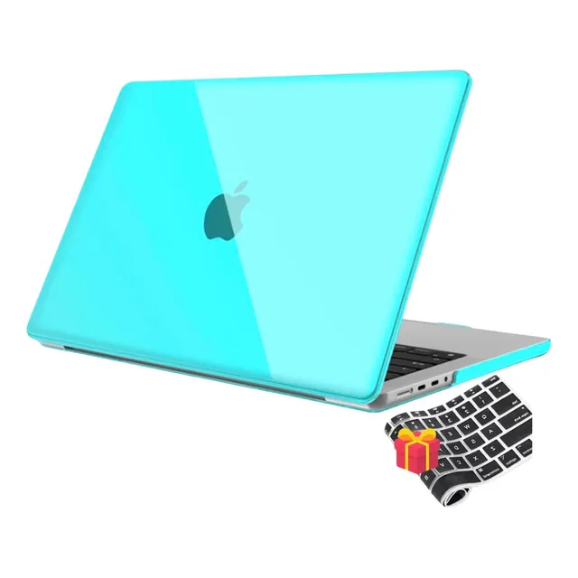 Funda Case Protector Izüg Crystal Para Macbook Air 13 M1 Celeste