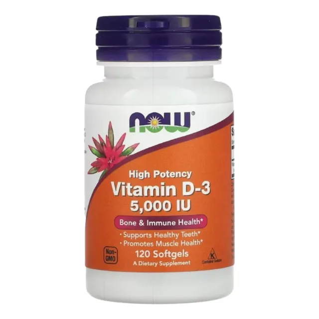 Vitamina D3 5000 Iu Now 120soft