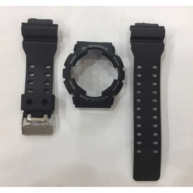 Carcasa + Correa Casio G-shock Ga-100 Ga-120 Negro Mate
