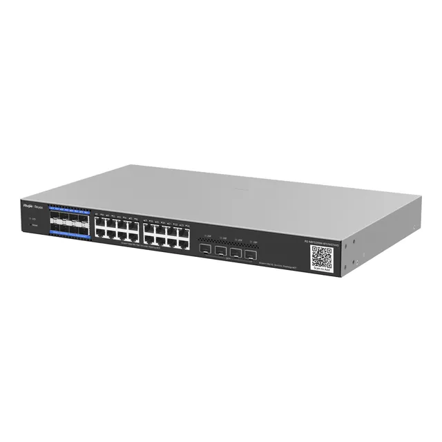E-lighten Olt / Switch Hibrido, Capa 3 Con 8 Puertos Pon 1g,