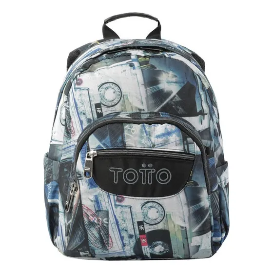 Bolso Morral Escolar S Totto Ecole Tempera Postales 4hv