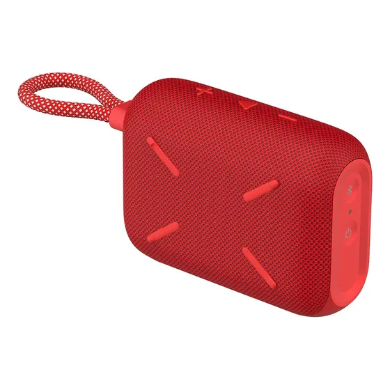 Bocina Bluetooth Portatil Marca Honor Speaker Color Rojo