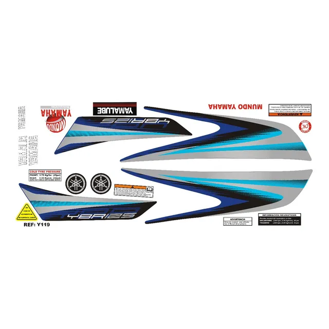 Calcomania Ybr 125 Yamaha