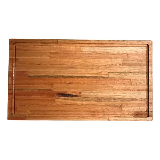 Tabla Cocina Asado 50x30x4 Madera Eucalipto Premium Curada