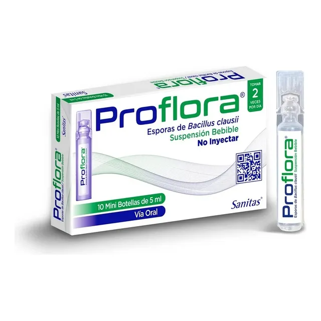 Proflora Suspensión Bebible 5 Ml. X 10 Minibotellas Sabor Sin Sabor