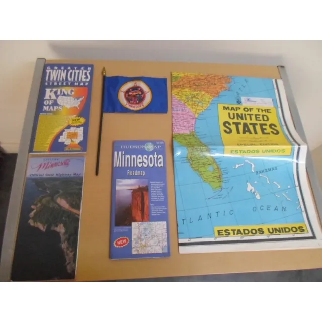 Kit Mapa/roteiro Usa Minnesota