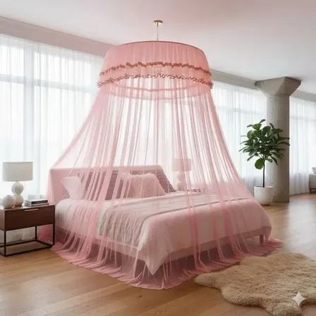 Mosquiteiro Grande De Teto Para Cama King Com/elastico