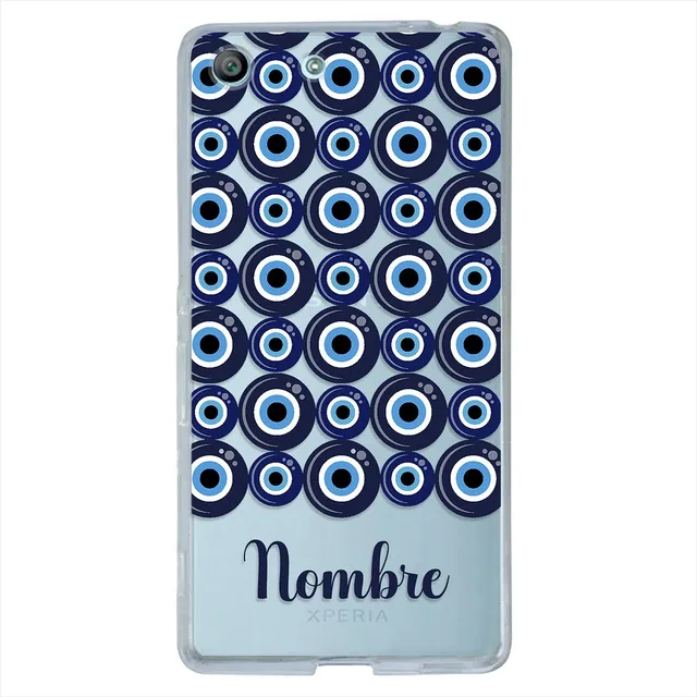 Funda Para Sony Xperia Ojo Turco Personalizada Con Nombres