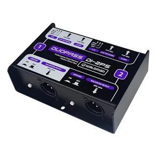 Direct Box Waldman Duplo 2 Canais Passivo Di-2ps Duopass Direct Box Waldman Duplo 2 Canais Passivo Di-2ps Duopass