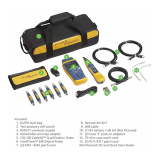 Fluke Networks Ciq-kit Cobre Qualification Tester Kit Califi Fluke Networks Ciq-kit Cobre Qualification Tester Kit Califi