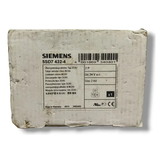 5sd7437-4 Siemens Descargador De Sobretensiones