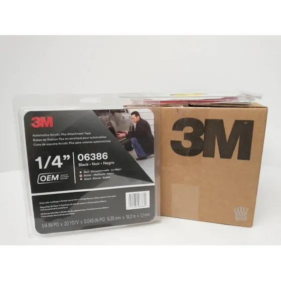 Cinta Doble Faz Vhb Automotriz 3m®  1/4 Pulgada
