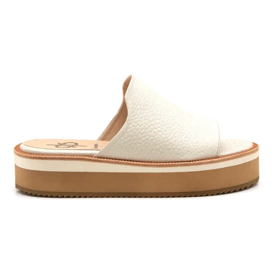 Sandalia Cuero Blanco 3230 Mujer Gravagna