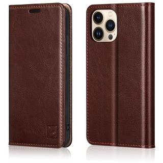 Funda Billetera Para iPhone 13 Pro 6.1 Marron Cuero Funda Billetera Para iPhone 13 Pro 6.1 Marron Cuero