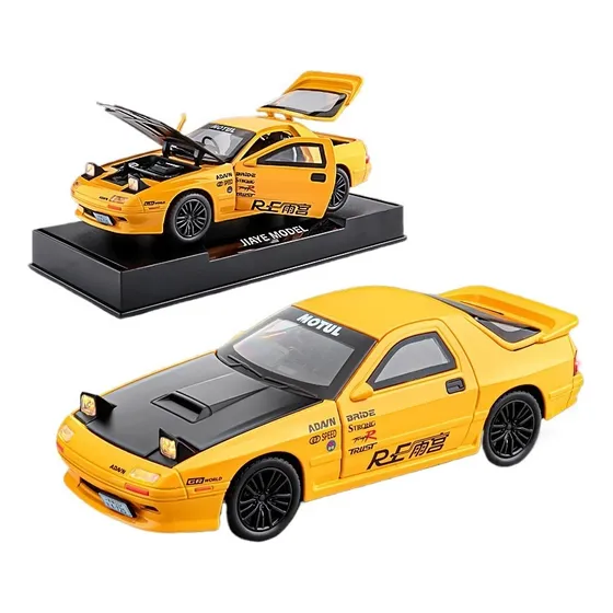 Mazda Rx7 Aleación Modelo Coche Adorno