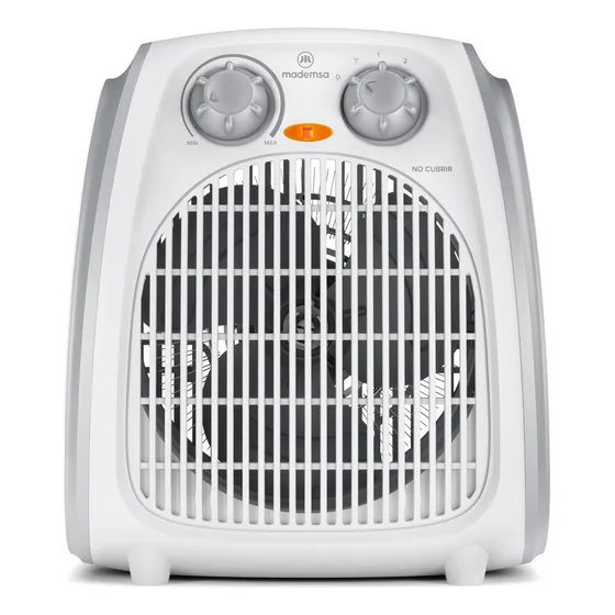 Termoventilador Mademsa 1800w 2 Velocidades Termostato Tv300