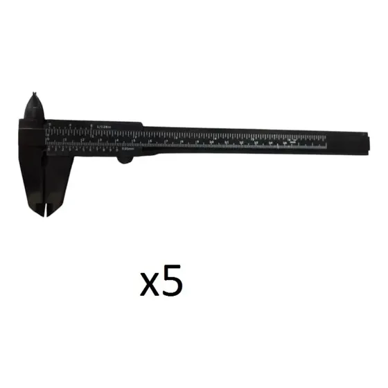Vernier Negro Plastico