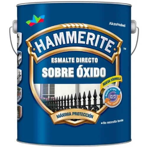 Esmalte Convertidor De Óxido Forja Negro 900 Ml Hammerite