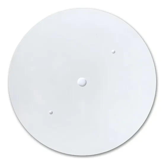 Kit 3x Tampa Cega Espelho Branco 14cm Teto P/ Trilho Eletrificado 127/220v