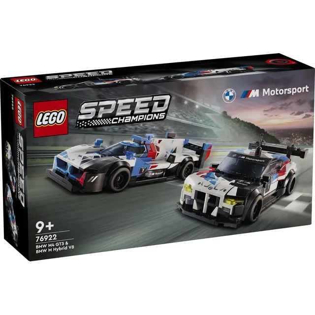 Lego 76922 Speed Champions. Bmw M4 Gt3 Y Bmw M Hybrid V8