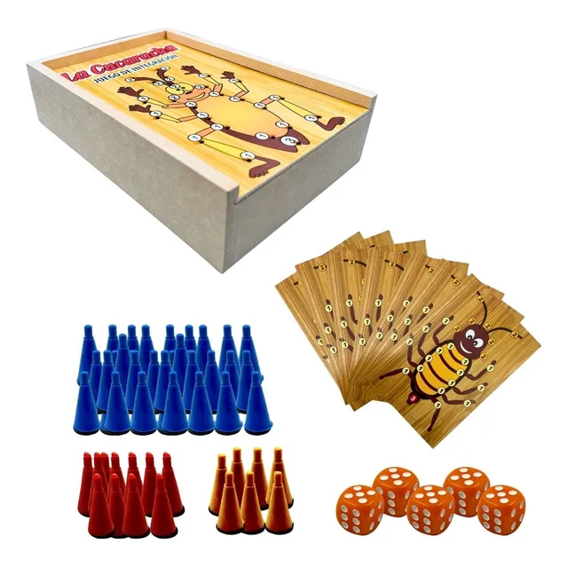 Juegos De Mesa Integración Familiar La Cucaracha Percepción