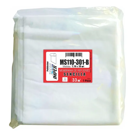 Membrana Para Impermeabilizar Malla Sencilla 1.10 X 30 Mt