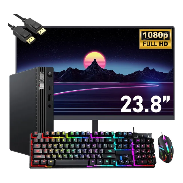 Lenovo Thinkcentre M70q Intel G6400t 16gb 256gb Ssd 23.8 Led
