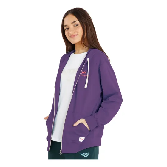 Campera Pony Lifestyle Mujer Butte M Violeta Ras