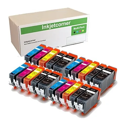 Inkjetcorner 20 Paquetes De Sustitución Del Cartucho Compati