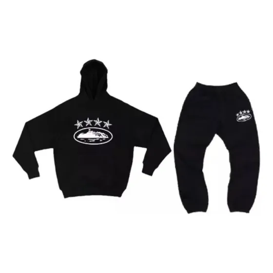 Conjunto De Moletom Solto Corteiz Trendy Street Hiphop