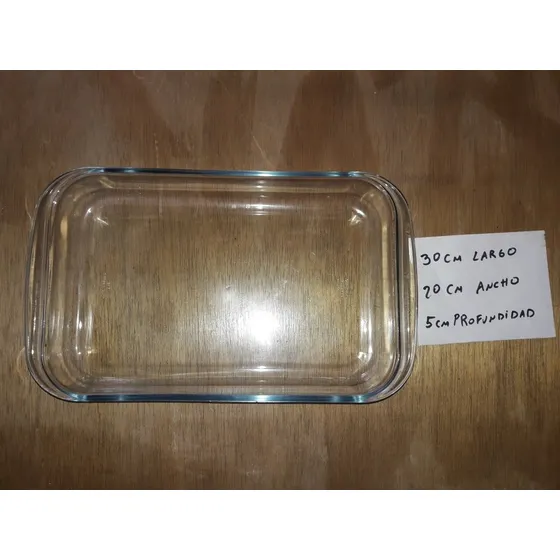 Bandeja De Vidrio Para Horno Y Microondas Nueva Hecha En Mex